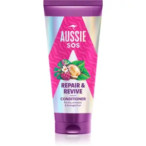 Aussie SOS Repair & Revive vyživující kondicionér pro namáhané vlasy a vlasovou pokožku 200 ml