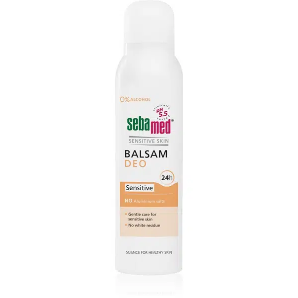 Sebamed Body Care Balsam Deo deodorant bez alkoholu a obsahu hliníku pro citlivou pokožku Sensitive 150 ml