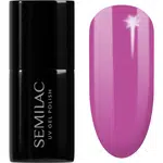 Semilac UV Hybrid Pastelowe Neony gelový lak na nehty s použitím UV/LED lampy odstín 601 Neon Pink Punch 7 ml