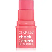 Claresa Cheek 2 Cheek krémová tvářenka v tyčince odstín 02 Neon Coral 6 g