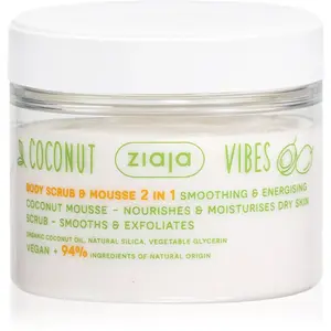 Ziaja Coconut Vibes tělový peeling s hydratačním účinkem 270 ml