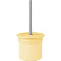 Minikoioi Sip+Snack Set jídelní sada pro děti Yellow / Grey 1 ks