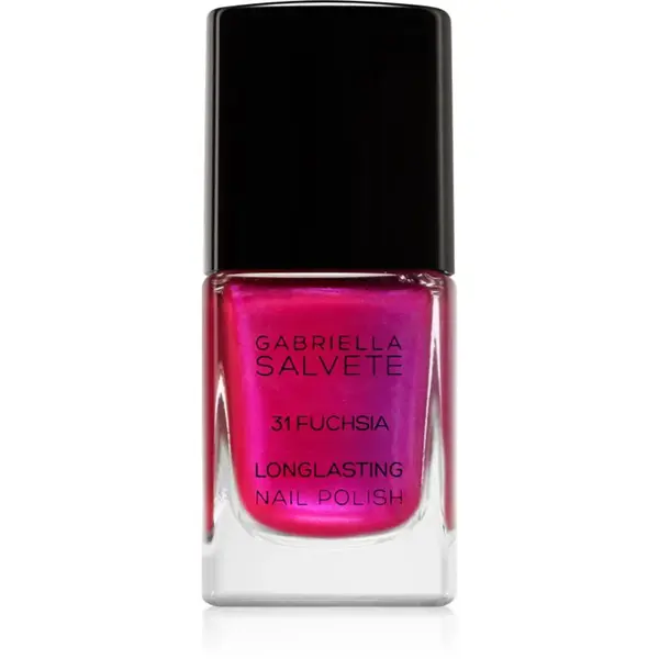 Gabriella Salvete Longlasting Enamel dlouhotrvající lak na nehty s perleťovým leskem odstín 31 Fuchsia 11 ml