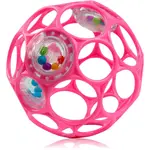 Oball Rattle chrastítko 0 m+ Dark pink 1 ks