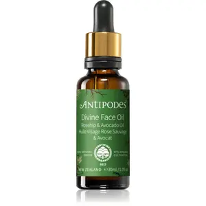 Antipodes Divine Face Oil Rosehip & Avocado Oil ochranné sérum proti prvním známkám stárnutí pleti 30 ml
