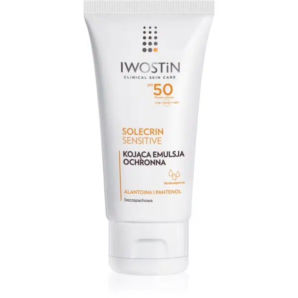 Iwostin Solecrin ochranná emulze pro citlivou pleť se sklonem ke zčervenání SPF 50 100 ml