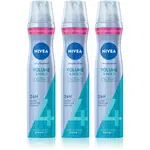 NIVEA Volume Care lak na vlasy pro zvětšení objemu 3 x 250 ml