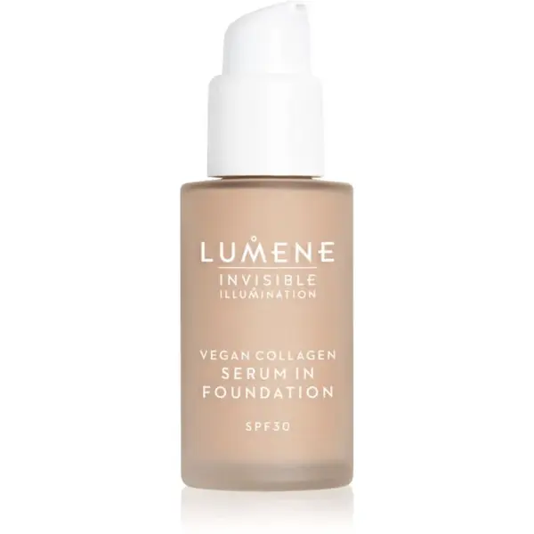 Lumene Invisible Illumination Vegan Collagen Serum in Foundation lehký make-up s vyživujícím účinkem SPF 30 2 30 ml