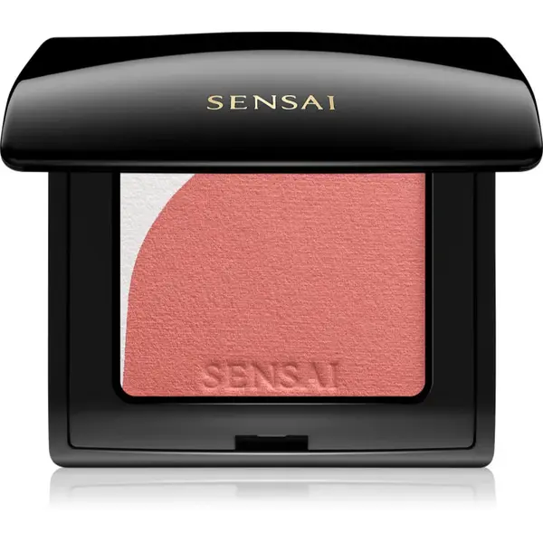 Sensai Blooming Blush rozjasňující tvářenka se štětečkem odstín 03 Blooming Coral 4 g