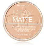 Rimmel Stay Matte pudr odstín 004 Sandstorm 14 g