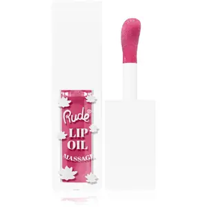 Rude Cosmetics Lip Oil Massage olej na rty s hydratačním účinkem odstín Strawberry Sauna 4 ml