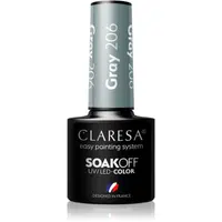 Claresa SoakOff UV/LED Color Savanna Vibes gelový lak na nehty odstín Gray 206 5 g