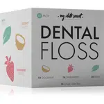 My White Secret Dental Floss dentální nit Coconut, Mint, Strawberry 3 ks
