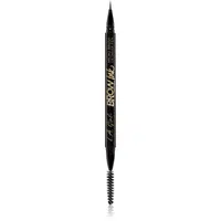 L.A. Girl Cosmetics Brow Ink fix na obočí s kartáčkem odstín Dark Brown 0.45 ml