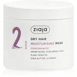 Ziaja Plant Essentials Pomegranate hydratační maska na vlasy pro suché vlasy 350 ml