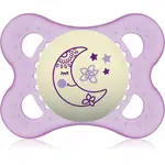 MAM Night 0+ months dudlík na noc Purple Moon 1 ks