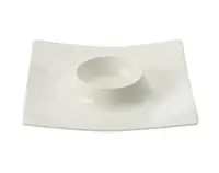 Talířek na vejce Motion 11,5 cm, bílý