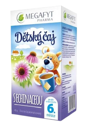 MEGAFYT Dětský čaj s echinaceou 20 x 2 g