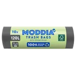 MODDIA Odpadkové pytle se zatahovací páskou 10 x 120 l