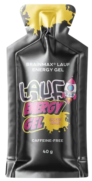 BRAINMAX LAUF Energy Gel Slané jablko bez kofeinu 12 x 40 g