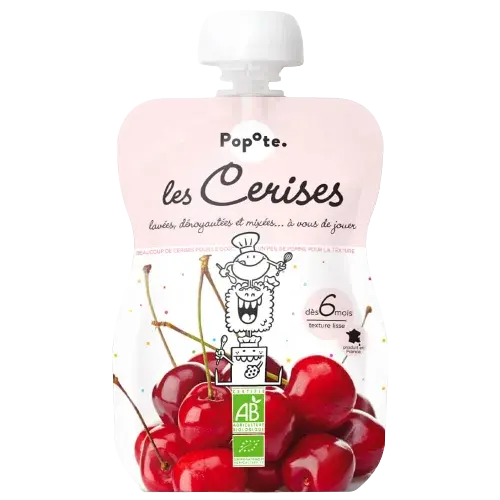 POPOTE kapsička bio třešeň 120 g