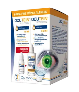OCUTEIN Allergo oční kapky 15 ml + oční voda 50 ml ZDARMA