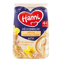 HAMI Kaše mléčná krupicová s vanilkovou příchutí na dobrou noc 210 g