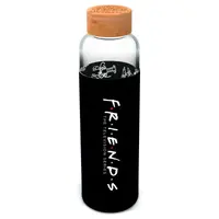 Skleněná láhev s návlekem 585 ml, Přátelé