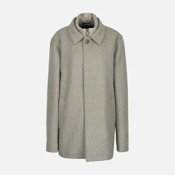 Grey Men's Coat Geox Monreale - Men's