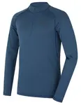Husky  Merow zips M blue, M Merino termoprádlo tričko