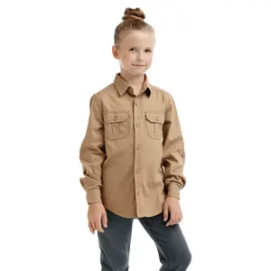 Bushman Detská košeľa Malinalco, hnedá 128