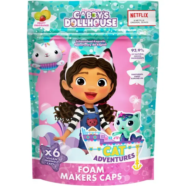 Gabby's Dollhouse Foam Makers pena do kúpeľa 3y+ 6x16 g