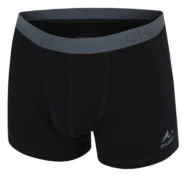 Husky Mex M S, black Merino termoprádlo boxerky