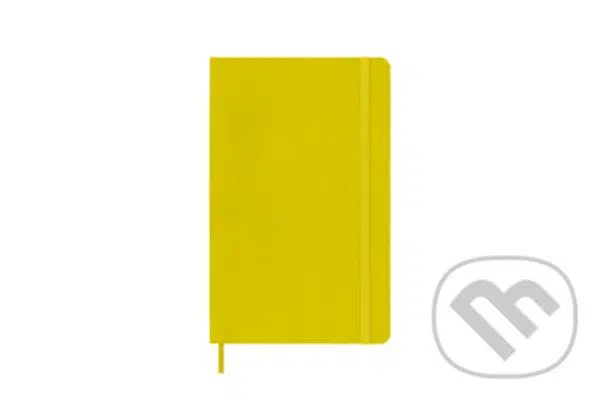 Moleskine - zápisník žltý (stredný, pevná väzba, linajkovaný)