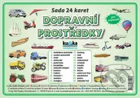 Sada 24 karet - dopravní prostředky - Petr Kupka - kniha z kategorie Učebnice a slovníky