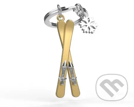 Kľúčenka - Zimná kolekcia / Lyža a vločka