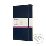 Moleskine - modrý zápisník (stredný, linajkovaný - čistý)