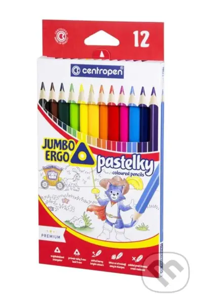 Centropen Pastelky 9522 Jumbo trojhranné (12 ks)