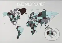 Svetová mapa Emerald Planet (veľkosť S) (Nástenné puzzle) - puzzle z kategorie 3D puzzle