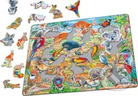 Austrálska fauna FH45 - puzzle z kategorie Naučné puzzle