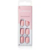 KISS imPRESS Color Short umělé nehty samolepicí Pick Me Pink 30 ks