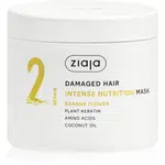 Ziaja Plant Essentials Banana Flower vyživující maska na vlasy pro poškozené vlasy 350 ml