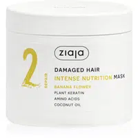 Ziaja Plant Essentials Banana Flower vyživující maska na vlasy pro poškozené vlasy 350 ml