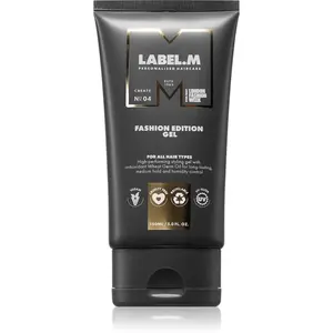 label.m Fashion Edition gel na vlasy pro všechny typy vlasů 150 ml