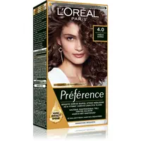 L’Oréal Paris Préférence barva na vlasy odstín 4.0 Hnědá 1 ks