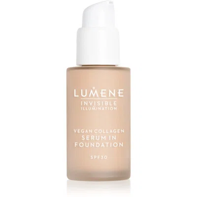 Lumene Invisible Illumination Vegan Collagen Serum in Foundation lehký make-up s vyživujícím účinkem SPF 30 1.5 30 ml
