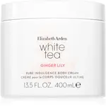Elizabeth Arden White Tea Ginger Lily tělový krém pro ženy 400 ml