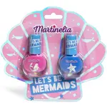 Martinelia Let´s be Mermaid Nail Duo sada laků na nehty pro děti více odstínů Pink, Blue 2x4 ml