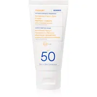 Korres Yoghurt Sunscreen ochranný krém na obličej a oční okolí SPF 50 50 ml