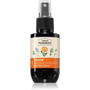 Green Pharmacy Calendula & Rosemary Serum sérum na mastné vlasy 100 ml